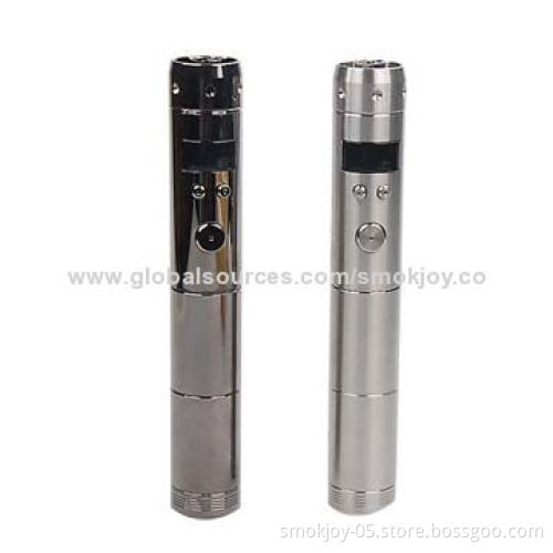 Smokjoy Stainless/Chrome Vamo V5 Vaporizer with 2,200mAh Battery Capacity